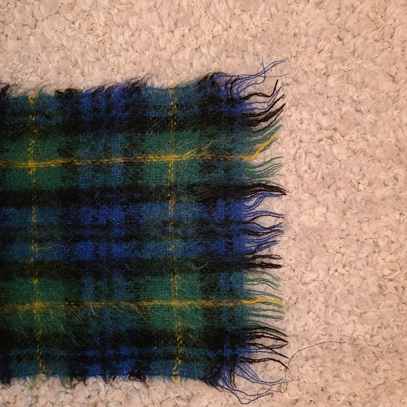 Mohair Scarf plaid check - Picture 3 of 7